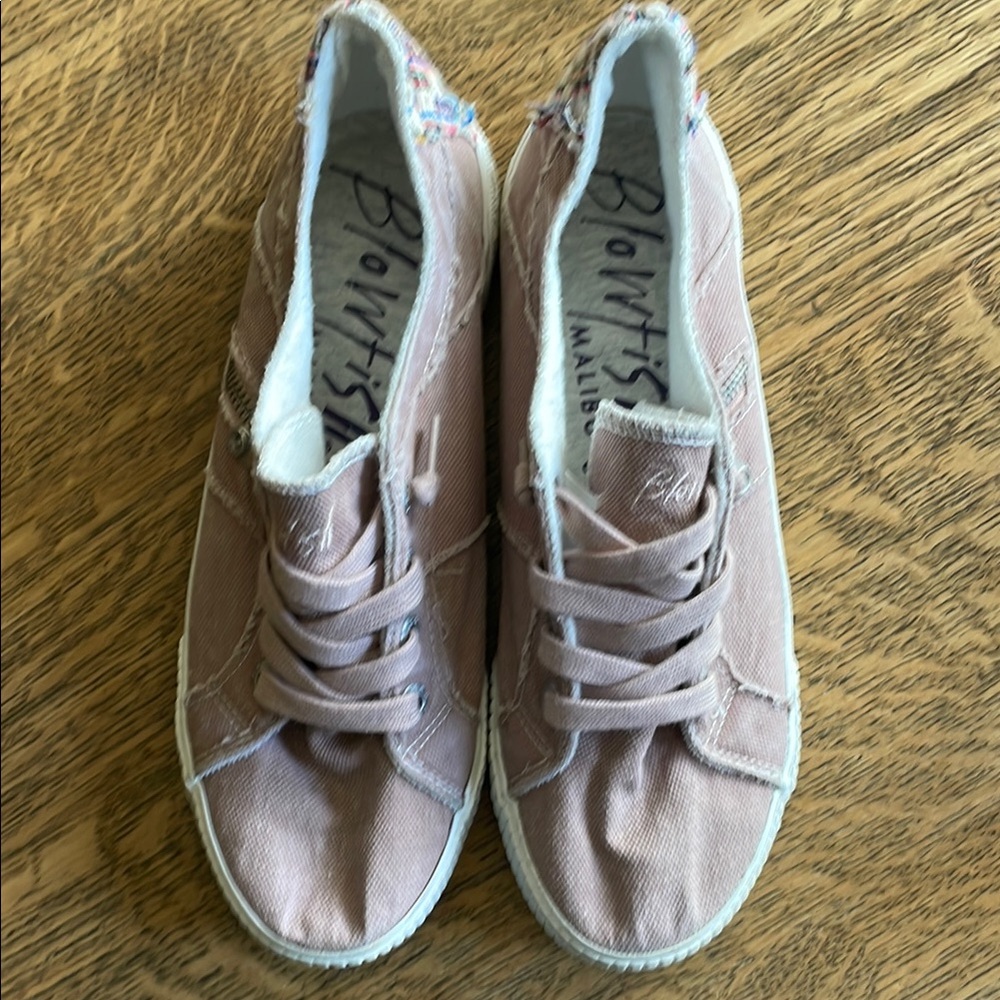 Blowfish Light Pink Canvas Sneakers